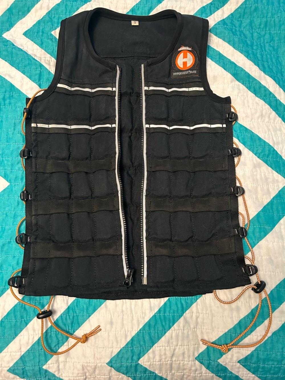 HyperVest Elite Weighted Training Vest - Unisex Small, Adjustable up to 10 lbs